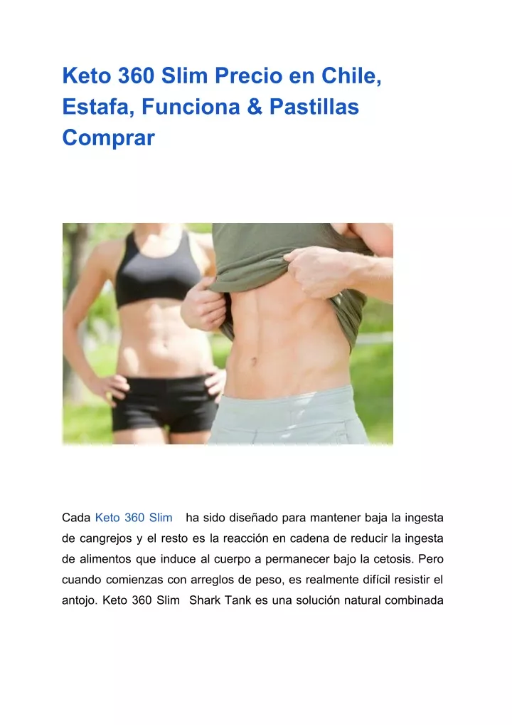 keto 360 slim precio en chile estafa funciona