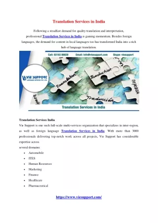 translation services in india