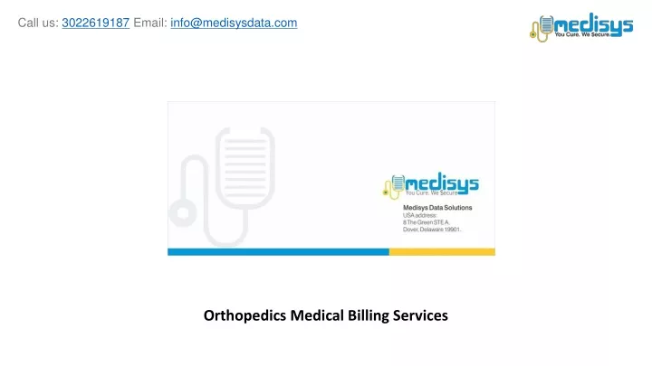 orthopedics medical billing services