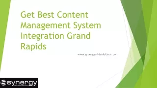 Get Best Content Management System Integration Grand Rapids