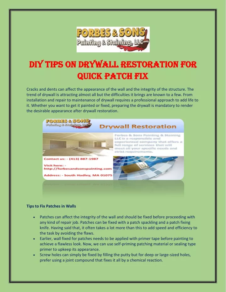 diy tips on drywall restoration diy tips