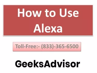 How to Use Alexa