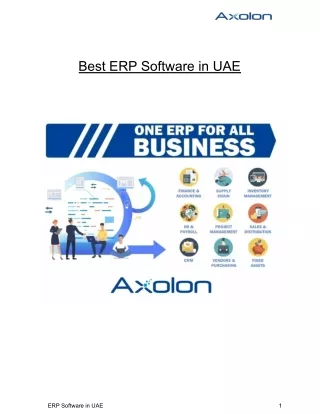 best erp software in uae