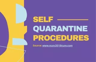 COVID 19 Self Quarantine Procedures