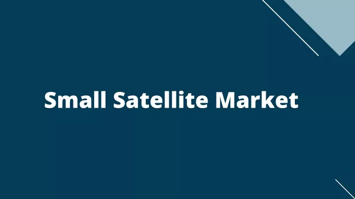 small satellite market