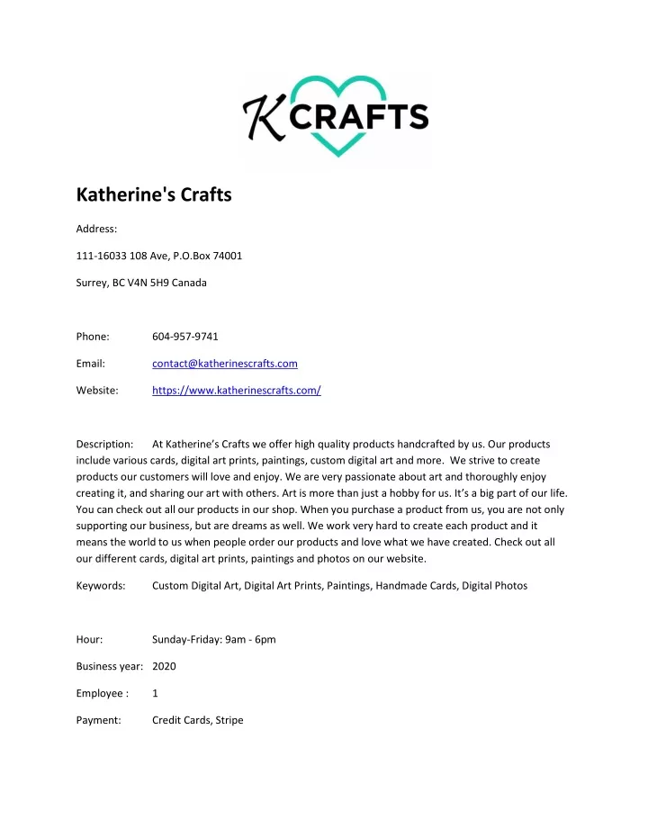 katherine s crafts