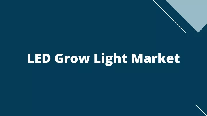 led grow light market