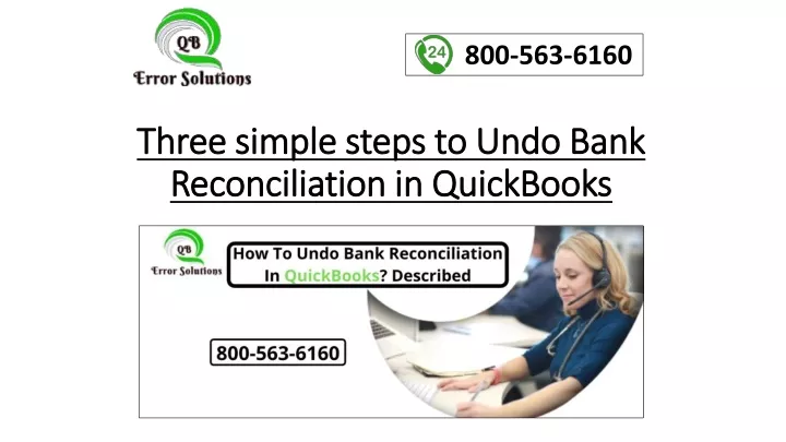 three simple steps to undo bank reconciliation in quickbooks