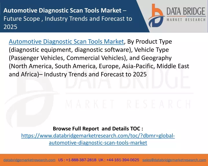 automotive diagnostic scan tools market future