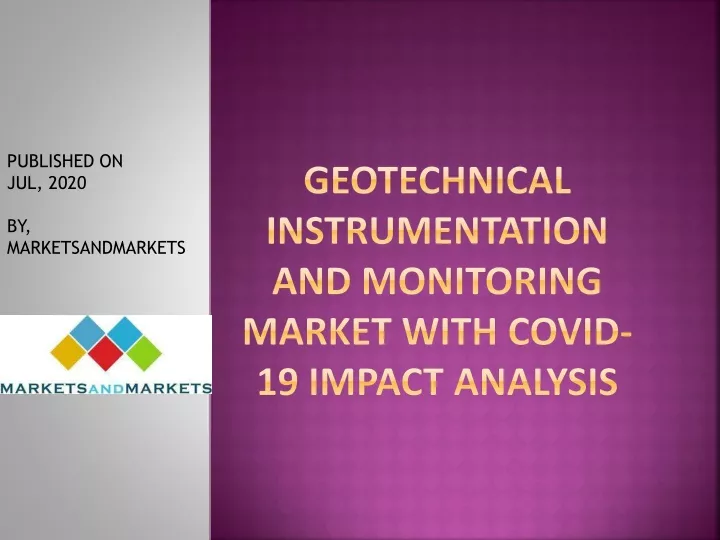 geotechnical instrumentation and monitoring market with covid 19 impact analysis