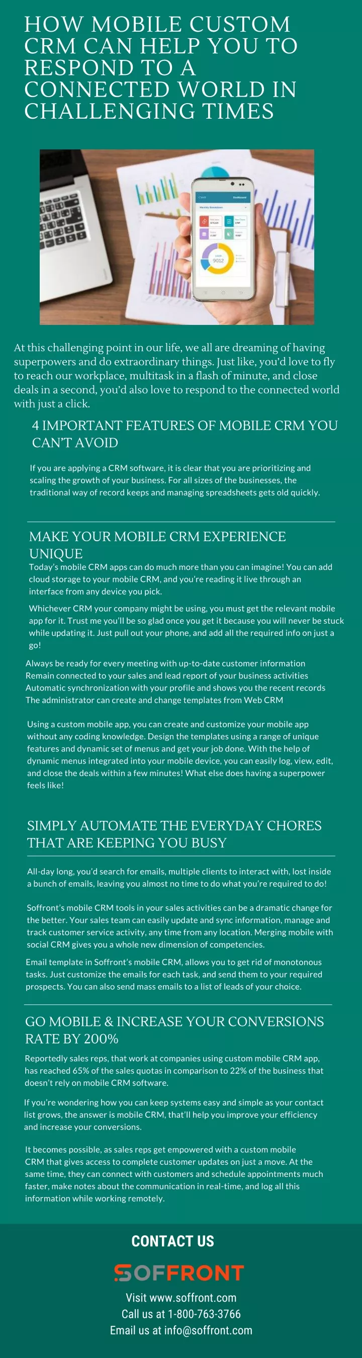 how mobile custom crm can help you to respond