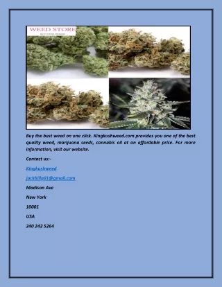 Buy weed online | Kingkushweed.com