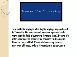 Townsville Surveyor