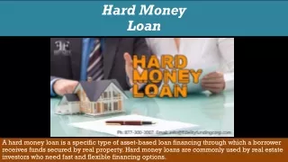 Hard Money Loans Los Angeles