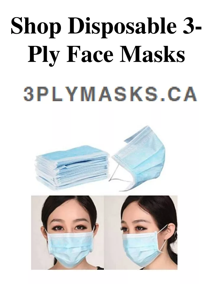shop disposable 3 ply face masks