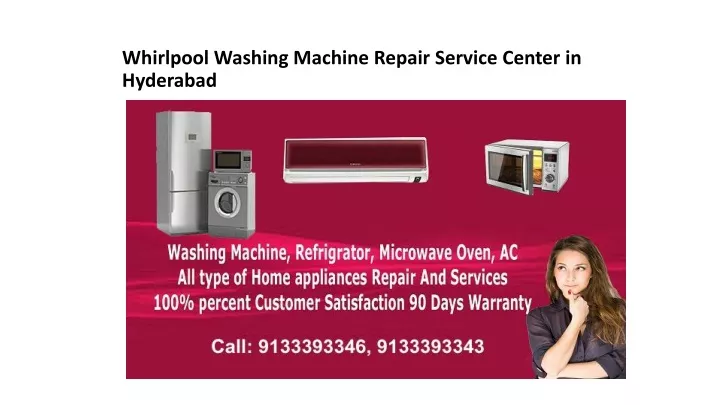 whirlpool washing machine repair service center