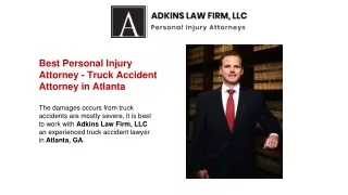 Experienced Truck Accident Attorney in Atlanta