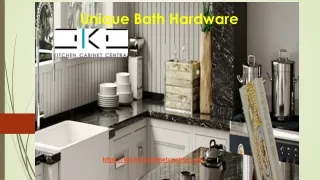 Unique Bath Hardware | kitchencabinetcentral.com