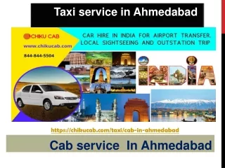 Cab Service In Ahmedabad| Taxi Service In Ahmedabad At Cheaper Price