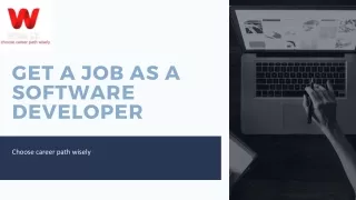 Get a Job as a software developer in United States