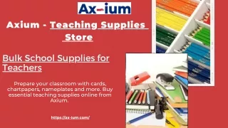 Get Wholesale Bulk School Supplies for Teachers Online