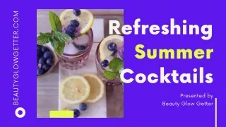 Refreshing Summer Coctails - Beauty Glow Getter