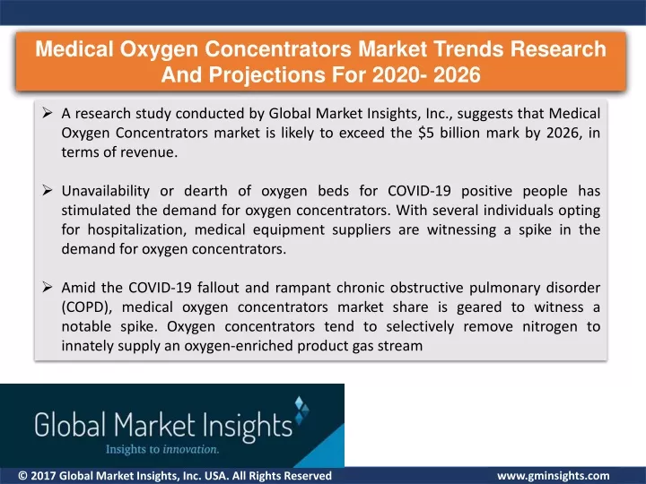 medical oxygen concentrators market trends