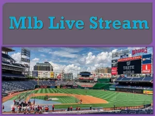mlb live stream