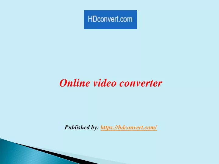 online video converter published by https