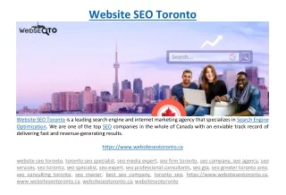 website seo toronto