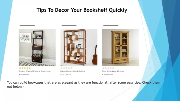 tips to decor your bookshelf quickly