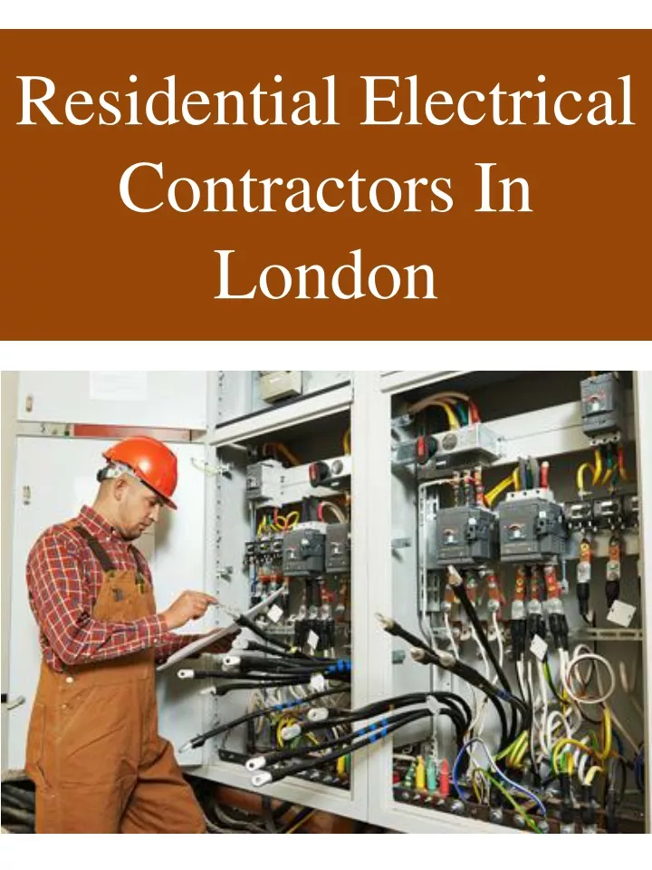 residential electrical contractors in london