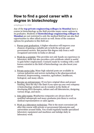 how to find a good career with a degree