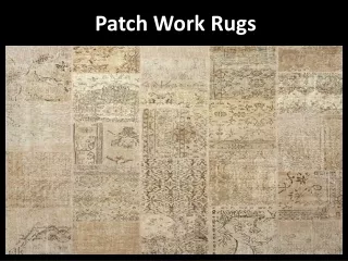 patch work rugs