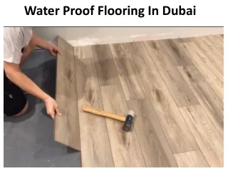 water proof flooring in dubai