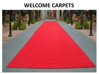 welcome carpets