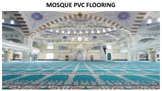 mosque pvc flooring
