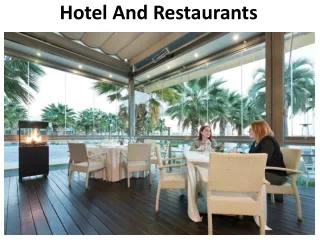 hotel and restaurants