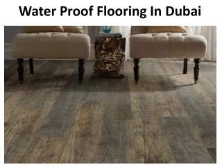 water proof flooring in dubai