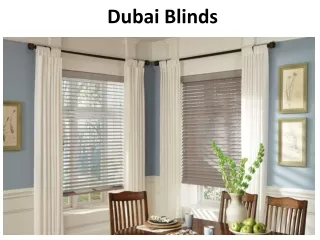 dubai blinds