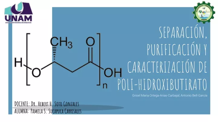 separaci n purificaci n y caracterizaci n de poli hidroxibutirato