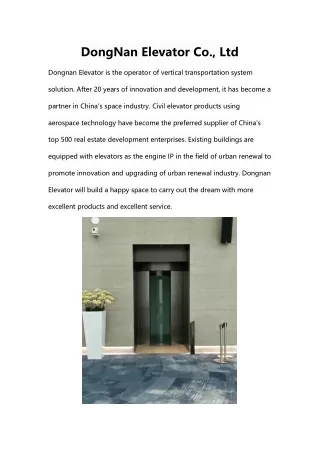 DongNan Elevator Co., Ltd
