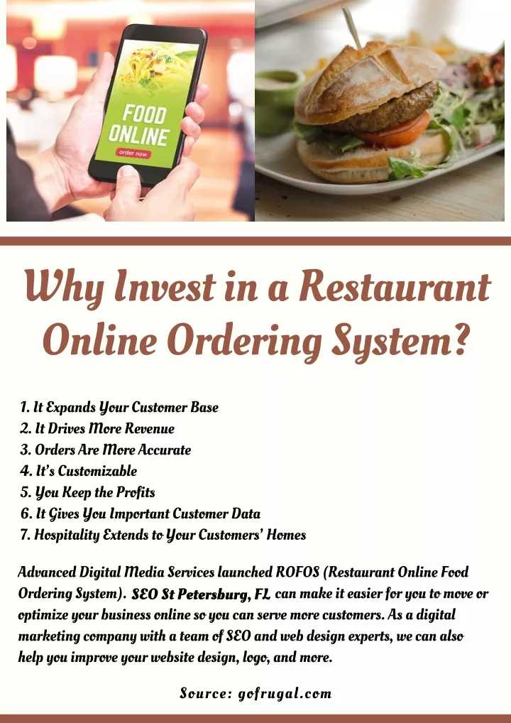 why invest in a restaurant online ordering system
