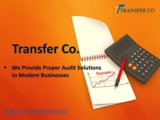 Transfer Co.- We Provide Proper Audit Solutions to Modern Businesses