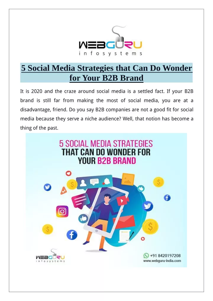 5 social media strategies that can do wonder