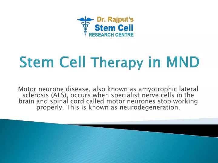 stem cell therapy in mnd