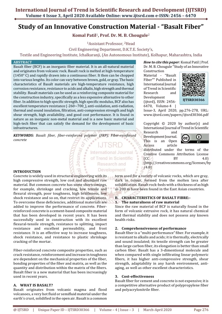 international journal of trend in scientific