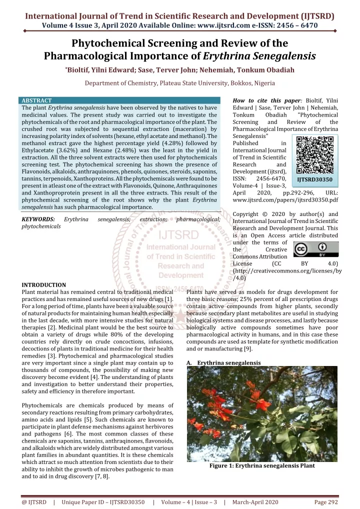 international journal of trend in scientific