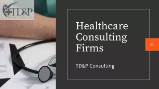 Best Healthcare Consulting Firms- TDP Consulting