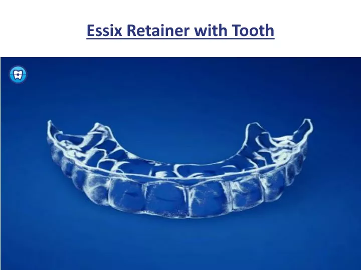 essix retainer with tooth